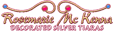 Rosemarie Mc Kenna Decorated Silver Tiaras